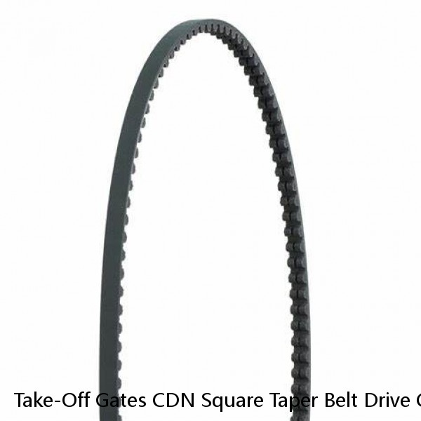 Take-Off Gates CDN Square Taper Belt Drive Crankset 170 50T Black #1 small image