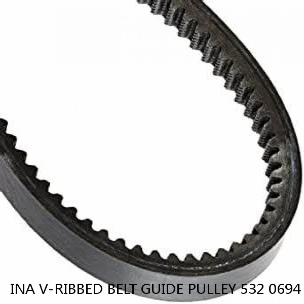 INA V-RIBBED BELT GUIDE PULLEY 532 0694 10 P NEW OE REPLACEMENT #1 small image