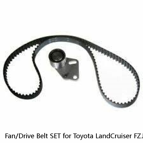 Fan/Drive Belt SET for Toyota LandCruiser FZJ80 FZJ105 4.5 1FZ-FE (92-02) #1 small image