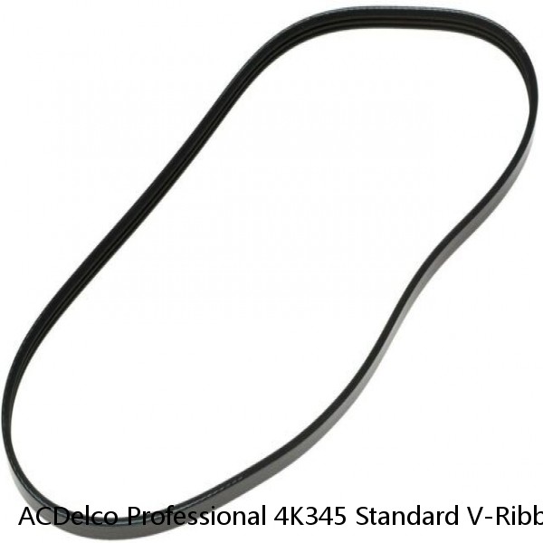 ACDelco Professional 4K345 Standard V-Ribbed Serpentine Belt #1 image