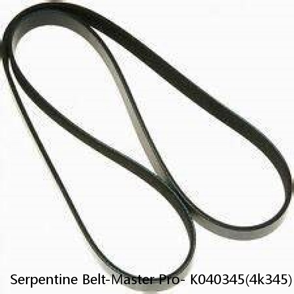 Serpentine Belt-Master Pro- K040345(4k345) #1 image