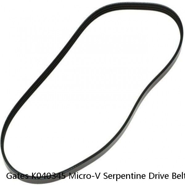 Gates K040345 Micro-V Serpentine Drive Belt #1 image